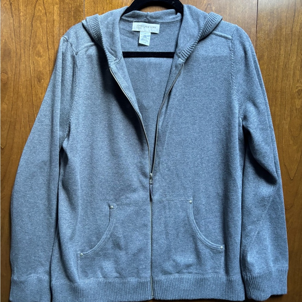 Jones New York Sport XL Gray Sweater